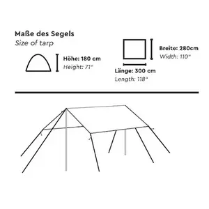 Multifunktionelt skyggenet Tambu Outdoor Chada image-2