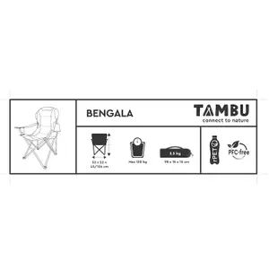 Camping folding chair Tambu Outdoor Bengala image-2