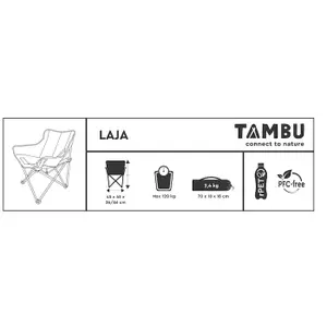 Camping folding chair Tambu Outdoor Laja image-3