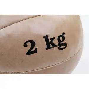 Leather medicine ball Tanga sports image-1