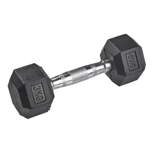 Rubber dumbbell hex Tanga sports image-0
