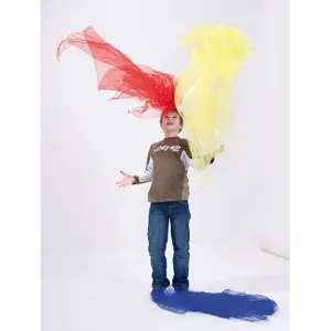 Jedwabny szyfonowy szalik do żonglowania dla dzieci Tanga sports image-2