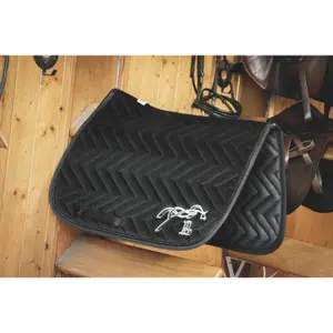 Tapis de selle pour cheval Pénélope Velours image-0