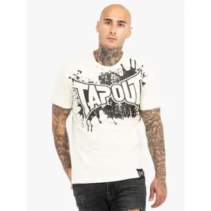940020-4506-t-shirt-tapout-splashed-ecru-black
