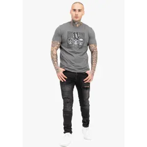 Regular fit T-shirt Tapout Skull image-1