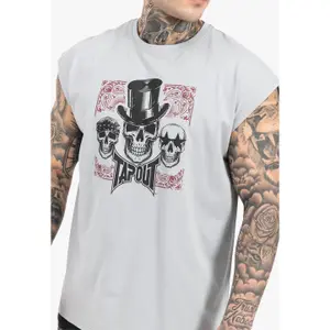 T-Shirt in regulärer Passform Tapout Skull Tank image-2