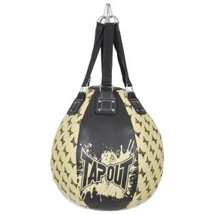 960026-8323-bokszak-tapout-bunk-zwart-ecru-65-cm