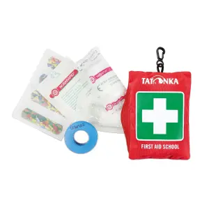 Första hjälpen-kit för barn + dinosauriebandage Tatonka First Aid School