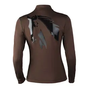 Long-sleeved riding polo shirt Tattini Agatea image-1