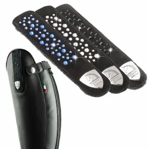 Interchangeable suede strap with irregular rhinestones Tattini image-0