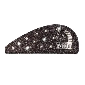 Lurex rhinestone fabric patch Tattini image-0