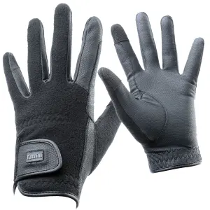 Technical fabric and fleece gloves Tattini image-0