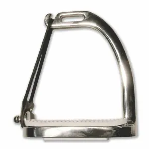 estribos de segurança em aço inoxidável com anéis elásticos e solas de borracha Tattini image-0