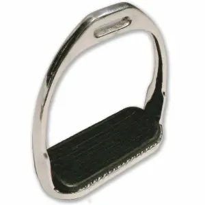 Estribos planos em aço niquelado Tattini image-0