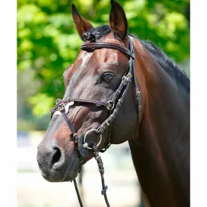 Vernis + schapenvacht cross-over hoofdband Tattini image-0