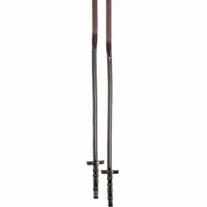 Rênes pour cheval caoutchouc intérieur nylon Tattini image-0