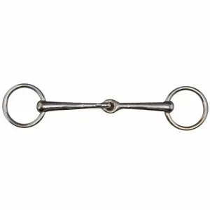 Enkelgebroken trensbit met fijn mondstuk Tattini image-0