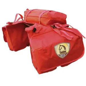 Sacoche randonnée pour cheval triple en cordura Tattini Trek image-0