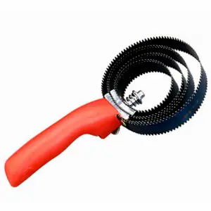 Round metal Curry Comb with American handle Tattini image-0
