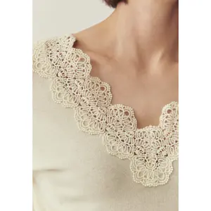 Maglione con bordo in pizzo donna Tatuum Elwira image-3