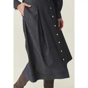 Flared denim skirt for women Tatuum Nadifa image-4