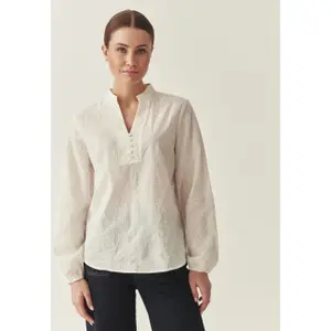 Blusa in cotone ricamata da donna Tatuum Tanti image-1