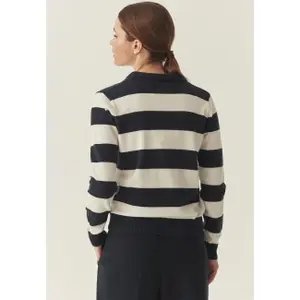 Maglione collo V in viscosa donna Tatuum Pola Lenzing Ecovero image-2