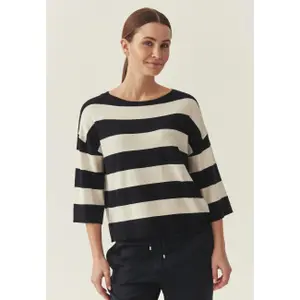 Maglione in viscosa donna Tatuum Lajla Striped Lenzing Ecovero image-1