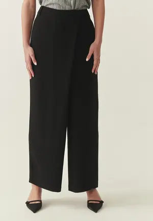 Wide Leg Trousers with Envelope Pockets Women Tatuum Samte 2 image-1