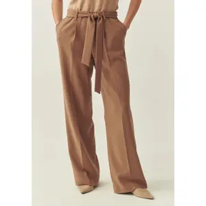 Women's Woven Trousers with Elastic Waist Tatuum Zorte image-3
