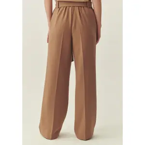 Women's Woven Trousers with Elastic Waist Tatuum Zorte image-4