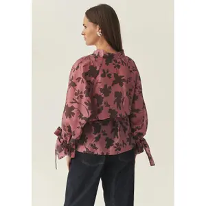 Blusa maniche lunghe con cintura donna Tatuum Tilta image-4