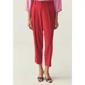Women's Pleated Woven Trousers Tatuum Remi image-2