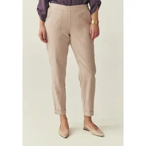 Pantaloni in viscosa e lyocell donna Tatuum Sudikaria image-1