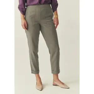 Pantaloni in viscosa e lyocell donna Tatuum Sudikaria image-1