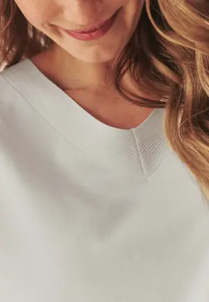 Maglietta in maglia con viscosa donna Tatuum Kanda image-3