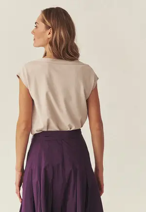 Maglietta in maglia con viscosa donna Tatuum Kanda image-3