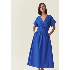 Women's Long Cotton Dress Tatuum Naja image-1