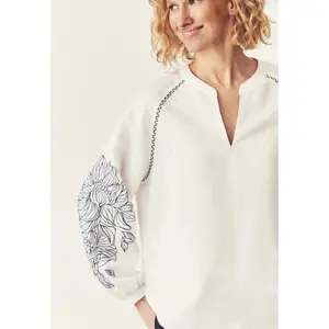 Embroidered Blouse Women Tatuum Konti image-3