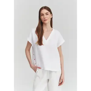 Linen T-shirt for women Tatuum Talen image-2