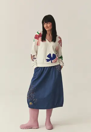 Denim skirt for women Tatuum Melia image-1