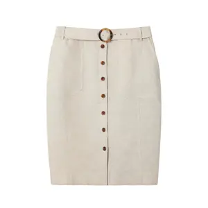 Linen Skirt with Belt Women Tatuum Soforita image-0