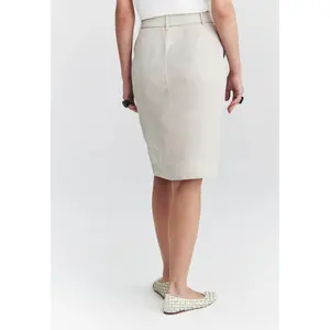 Linen Skirt with Belt Women Tatuum Soforita image-3