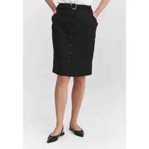 Linen Skirt with Belt Women Tatuum Soforita image-1