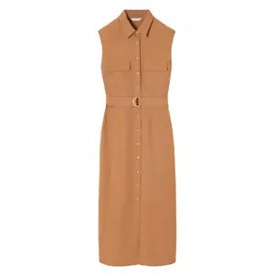 Women's shirt dress Tatuum Mokka