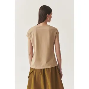 V-Ausschnitt Baumwollbluse für Damen Tatuum Navix image-2