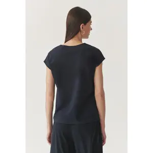V-Ausschnitt Baumwollbluse für Damen Tatuum Navix image-2