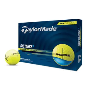 Golfballen Taylormade Distance + (x12)