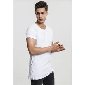T-shirt Urban Classic long shaped zip image-0