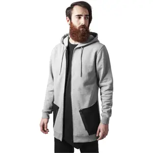 Hooded sweatshirt Urban Classic long pead zip image-1